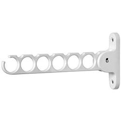 Spectrum Hanger Holder Color: White (Size: 11 3/4" H x 2 " W x 1 1/4" D) - 2 Count