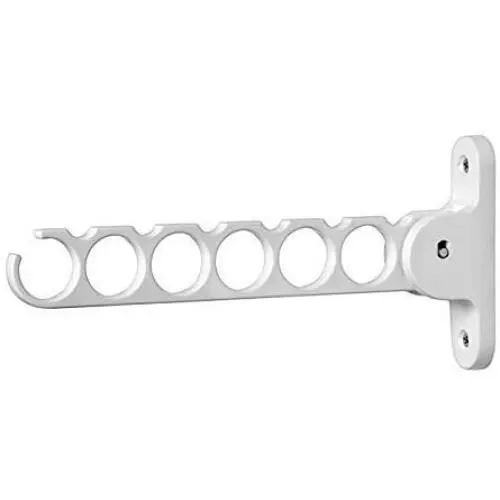 Spectrum Hanger Holder Color: White (Size: 11 3/4" H x 2 " W x 1 1/4" D) - 2 Count
