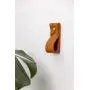 Small Leather Wall Hook, minimal wall hanging strap towel hook rack wall leather loop strap for scarf hook storage hanger towel holder coat hooks decorative