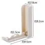 Practical Plastic Folding Clothes Hanger Wall Hook Closet Organizer Shelves Coat Rack Storage Shelf for Kitchen Towel Holder 10pcs Random Color