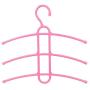 KYCPTNFJ 5 pcs Practical Multi Layers Clothes Hanger Fishbone Type Clothing Towel Storage Rack Closet Wardrobe Space Saver Hanging Rack