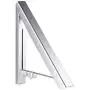 xiaomabenben Folding Wall Mounted Retractable Clothes Hanger, Aluminum Folding Drying Coat Racks,Home Storage Organiser Space Saver for Laundry Room Balcony (1)