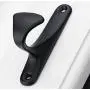 KNV Hook Wall Coat Hooks Hat Clothes Hanger,LDS-B Black Furniture Hardware Aluminium Alloy