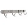 Hook Rail Rack on Wall Mounted - 11 Inch Coat Hooks, Wall Mounted Hangers with 304 Stainless Steel (Brushed Nickel)