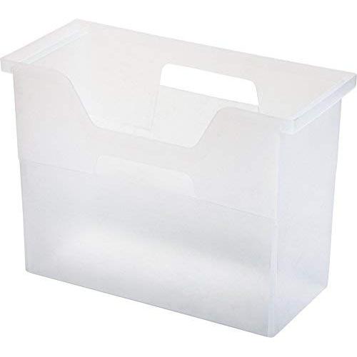 IRIS Desktop File Box, 6 Pack, Medium, Clear