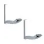 BATHSIR Brass Square Sliver Towel Hook Small Size Set of 2,Polished Chrome Robe Coat Hanger Wall Mounted Heavy Duty BATHSIR Brass Square Sliver Towel Hook Small Size Set of 2,Polished Chrome Robe Coat Hanger Wall Mounted Heavy Duty