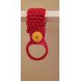 Kitchen towel holder/Hand towel holder/Hanging towel holder/Crochet towel holder/Kitchen towl hanger/Towel ring