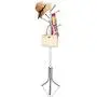 DUIHIDD Clothes Hangers Coat Rack Aluminum Stand-up Hanger for Bedroom Living Room Cloakroom 40cm × 172cm (Color : White)