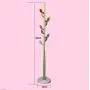 YJRDA Coat Rack, Hanger Floor Bedroom Solid Wood Clothes Shelf Student Living Room Assembled Jacket Rack
