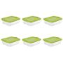 STERILITE Sterilite 35 Qt./33 L Latching Storage Bin, Lime Green