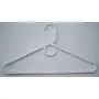 Strong Extra Heavy Adult Plastic Tube Hangers - White - 9 Ct