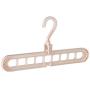 10pcs Random Color Multi-Port Support Circle Clothes Hanger Clothes Drying Racks Multifunction Plastic Scarf Clothes Hanger Hangers Storage Rack