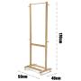 Q_Entryway Furniture Fashion Creative Coat Rack Floor-Standing Hanger Removable Simple Clothes Rack Multifunctional Bedroom Floor Hanger Hall Trees