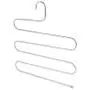 5PC Stainless Steel Pants Trousers Hanger Clothes Rack Closet Holder Organizer Decoration