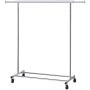 SONGMICS Clothes Rack on Wheels, Heavy Duty Garment Rack with Extendable Hanging Rail, Holds up to 200 lb, Collapsible Clothing Rack UHSR13S