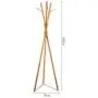 Coat Rack Hanger Clothes Hook Hanging Clothes Rack, Wood Color, 50cm50cm195cm Haiming (Color : Wood Color) Coat Rack Hanger Clothes Hook Hanging Clothes Rack, Wood Color, 50cm50cm195cm Haiming (Color : Wood Color)