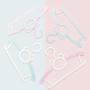 FU LIAN Childrens Hangers, Travel Hangers, 10 Pieces, Clothes, Pants, Baby Dresses, Suitable for Children, Plastic Baby Hangers, Retractable Rotating Clothes, Pink, Blue