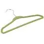 Homgrace Kids Velvet Clothes Hangers, Small Clothes Hanger, Non Slip Space Saver Pack of 20 (Green)