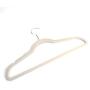 Hodiso Direct 10pcs Plastic Clothes Hangers Heavy Duty Non Slip Suit Clothes Hanger Ivory White