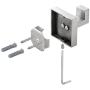 YGIVO Towel Hooks, Brushed Nickel SUS304 Stainless Steel Bath Coat Robe Clothes Square Hook Hanger Wall Hook Holder for Bathroom Kitchen Garage Hotel Wall Mounted