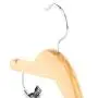 HANGERWORLD 12 Natural Wooden 11.8inch Kids Notched Coat Clothes Garment Hangers Non Slip Adjustable Clips HANGERWORLD 12 Natural Wooden 11.8inch Kids Notched Coat Clothes Garment Hangers Non Slip Adjustable Clips