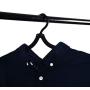 Timoo Travel Hanger, 24 pcs Heavy Duty Folding Hanger Plastic Clothes Hangers for Travel & Home Use, Black