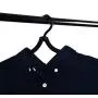 Timoo Travel Hanger, 24 pcs Heavy Duty Folding Hanger Plastic Clothes Hangers for Travel & Home Use, Black