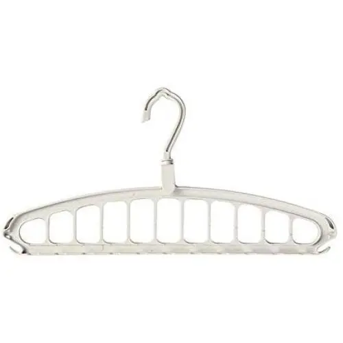 EvaroFly Multipurpose Magic Folding Hanger, Save Space Storage Clothes Hanger, Household Travel Camping -White 3 Pcs
