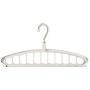 EvaroFly Multipurpose Magic Folding Hanger, Save Space Storage Clothes Hanger, Household Travel Camping -White 3 Pcs