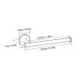 Eamy SUS304 Stainless Steel,Hand Towel Holder Modern Towel Ring Hand Towel Bar Towel Hanger Wall Mount, Brushed Finish 41001-C16 Eamy SUS304 Stainless Steel,Hand Towel Holder Modern Towel Ring Hand Towel Bar Towel Hanger Wall Mount, Brushed Finish 41001-C16