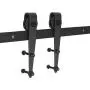 3-1/4ft Cabinet Barn Door Hardware Kit - Mini Sliding Door Hardware - for Cabinet TV Stand Wardrobe - Simple and Easy to Install - Fit Up to 20" Wide Door Panel (Mini Arrow Shape Hangers) 3-1/4ft Cabinet Barn Door Hardware Kit - Mini Sliding Door Hardware - for Cabinet TV Stand Wardrobe - Simple and Easy to Install - Fit Up to 20" Wide Door Panel (Mini Arrow Shape Hangers)
