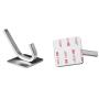 Towel Hook/Adhesive Hooks - SUS 304 Stainless Steel 3M Self Adhesive Wall Mount Coat Robe Hooks Towel/Clothes Hanger for Bathroom Kitchen Brushed 4-Pack