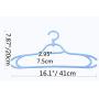 Durable Non-Slip Plastic Clothes Hangers with Rotary Hook Heavy Duty Standard Hanger for Coats,Pants,Skirt,Suit,Jackets,Dress Pack 6