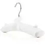 HANGERWORLD 3 White 11.8inch Satin Kids Baby Toddler Padded Cushioned Clothes Coat Top Hangers with Chrome Hook HANGERWORLD 3 White 11.8inch Satin Kids Baby Toddler Padded Cushioned Clothes Coat Top Hangers with Chrome Hook