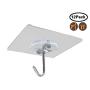 Self Adhesive Hooks Hangers - Transparent Wall Hooks |Heavy Duty 13 lb Sticky Wall Hangers |Kitchen, Livingroom, Bedroom Student Dormitory Wall & Ceiling Hanger | Waterproof and Oilproof Self Adhesive Hooks Hangers - Transparent Wall Hooks |Heavy Duty 13 lb Sticky Wall Hangers |Kitchen, Livingroom, Bedroom Student Dormitory Wall & Ceiling Hanger | Waterproof and Oilproof