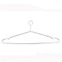 10 pcs Anti-Theft Stainless Steel Clothes Hanger with Security Hook Metal Clothing Hanger for Hotel Used Closet Organizer