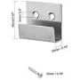 uxcell 6 Pcs Wall Mounted Hook Robe Hooks Single Clothes Hanger With Screws, Stainless Steel uxcell 6 Pcs Wall Mounted Hook Robe Hooks Single Clothes Hanger With Screws, Stainless Steel