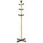 Y.H.Valuable Coat Racks Standing Coat Rack Wooden Hooks Clothes Stand Tree Stylish Wooden Hat Coat Rail Stand Rack Clothes Jacket Storage Hanger Organiser Entryway Furniture (Color : Natural)