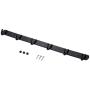 Jili Online Oil Rubbed Bronze Wall Mount Row Coat Clothes Hanger Bath Towel Hook - Black, 6 Hooks