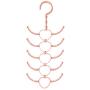 Ydida New Multi Purpose Plastic Clothes Hanger And Tie Scarf Rack Belt Storage Rack Command Hooks Hooks For Hanging Suction Cup Hooks Room Hooks
