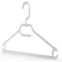 HANGERWORLD 10 Black 16inch Plastic All Purpose Coat Clothes Garment Bar Hanger Swivel Hook