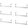 10PCS Eco-Friendly Metal Space Saving Hanger for Clothes Kids Hangers Multi-Functional Closet Folding Clothing Hanger