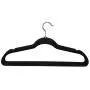Velvet Clothes Suit-Shirt-Pants Hangers Hook Non Slip Storage Organize 100PCS