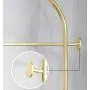 WYQSZ Light Luxury Coat Rack, Floor Bedroom Stainless Steel Hanger, Marble Creative Clothes Rack (Color : C)