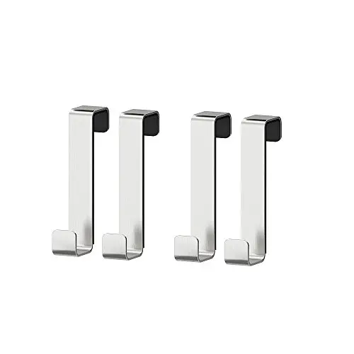 ikea lillangen Over the Door Hook,Clothes Hanger, Tower Hook, Stainess steek 4-pk