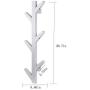 Yliquor Sturdy Coat Rack Stand Wall Mount Coat Hanger Tree Branch Coat and Hat Stand with 6-Hook for Clothes, Suits, Accessories, Ship from USA