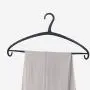 CLFAF Matte Plastic Clothes Hangers, No Trace Non Slip Space Saving Pants Hangers Sweater Jackets Shirts Scarfs Towel-Black 15-Pack