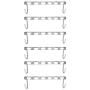 10pcs Half Toroidal Universal Metal Clothes Closet Hangers Clothing Organizer Hangers Clothing Organizer Clothes Hanger Rack