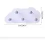 Yunerd Cloud 5 Hooks Wall Hanging Rack Clothes Hat Key Hanger Kitchen Kids Living Room Decoration Organizer Yunerd Cloud 5 Hooks Wall Hanging Rack Clothes Hat Key Hanger Kitchen Kids Living Room Decoration Organizer