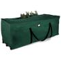 Primode Rolling Tree Storage Bag, Fits Up to 9 ft. Disassembled Holiday Tree, 25" Height X 20" Wide X 60" Long, Extra Large Heavy Duty Storage Container with Wheels and Handles (Green)